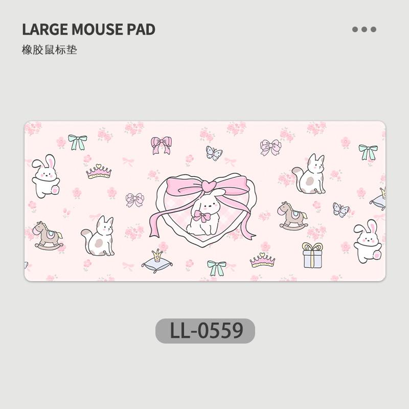 Pink Cute Animal Mouse Pad Large HighValue Office Computer Desktop Pad Notebook Keyboard Pad New Style