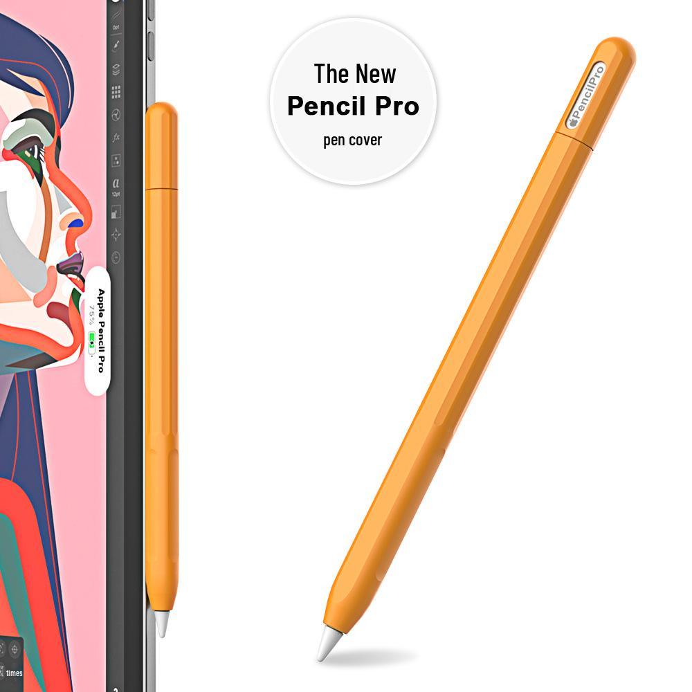 Apple Pencil Pro 4th Gen Silicone Protective Cover - Full Wrap, Color Block Design