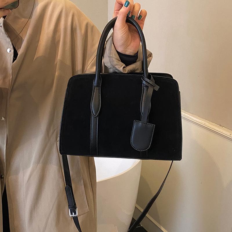 High Quality Commute Female Handbag for Woman New Simple Classic Shoulder Bag Fashion Matte Suede Women's Shoulder Crossbody Bag
