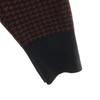 HERMES Made in Italy Silk Blend Houndstooth Pattern Long sleeve knit Men's Used