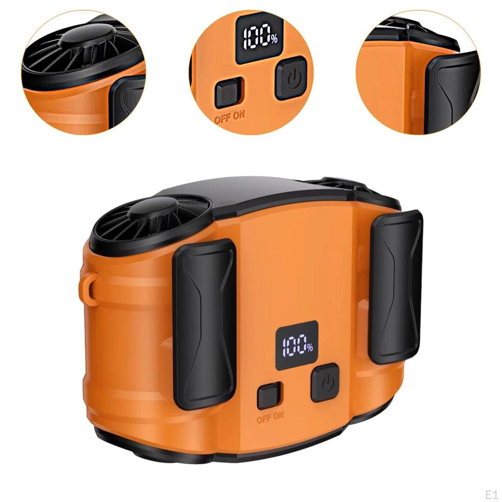 Portable Waist Fan Fast Cooling Necklace for Travel Outdoor Work Indoor
