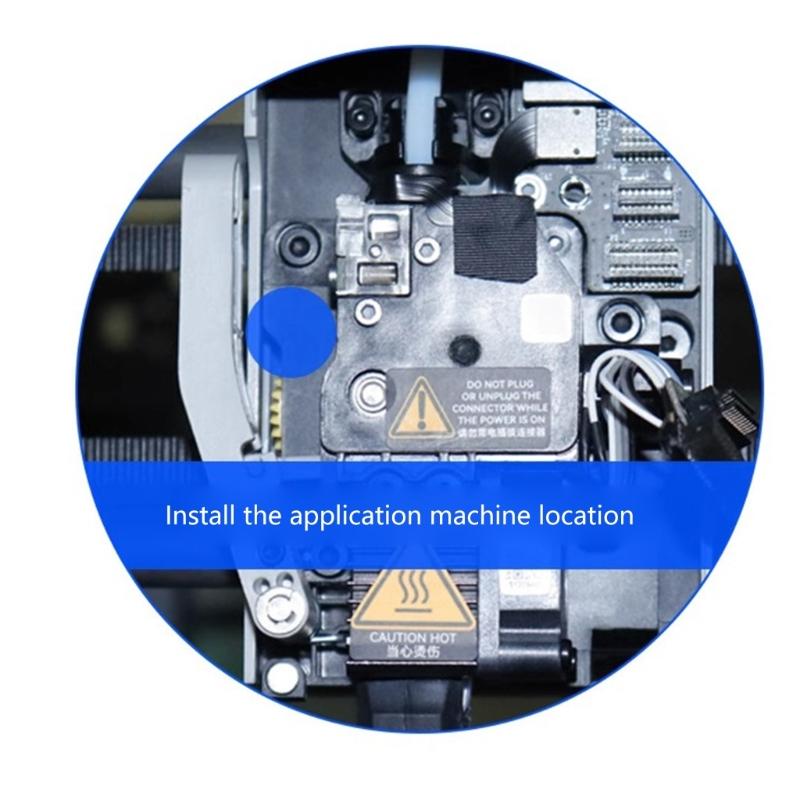 For 3D Printer P1S X1C Hardened Steel Helical Gear Extruder Gear Metal Helical Gear Assembly