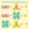 Infant Spinner Toy Pack With Plastic Material For Bath And Classroom Fun