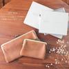 nafka Women's Genuine Mostro Leather Bifold Wallet with Thin Gusset, Made in Japan [NFK-72005] (Red)