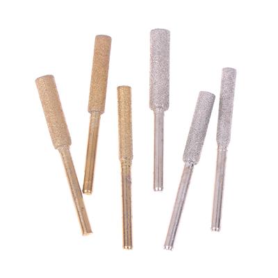 8 Stück Kettensägenbits Titanbeschichtet Diamantschärfer Hohe Härte Elektrische Kettensägenfeile 4/4.8/5.5Mm Kettensägenschärferstein