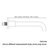 Bagnolux Black Brushed Polished Chrome Stainless Steel Rose Gold Brass Round Bathtub Spout Basin Bathroom Faucet