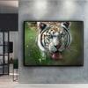 5D Diy Diamant Malerei Tier Weißer Tiger Kreuzstich Voller Diamant Stickerei Mosaik