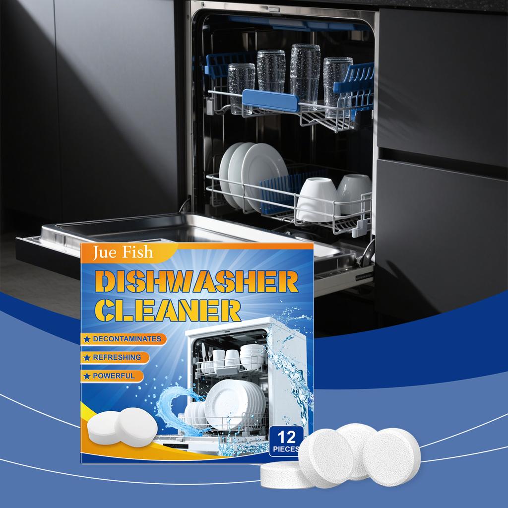 Dishwasher Cleaner Quickly Dissolving Oil Stain Reduce Odors Effectively Inhibit Bacterial Growth Remove Scale Detergent Tablets