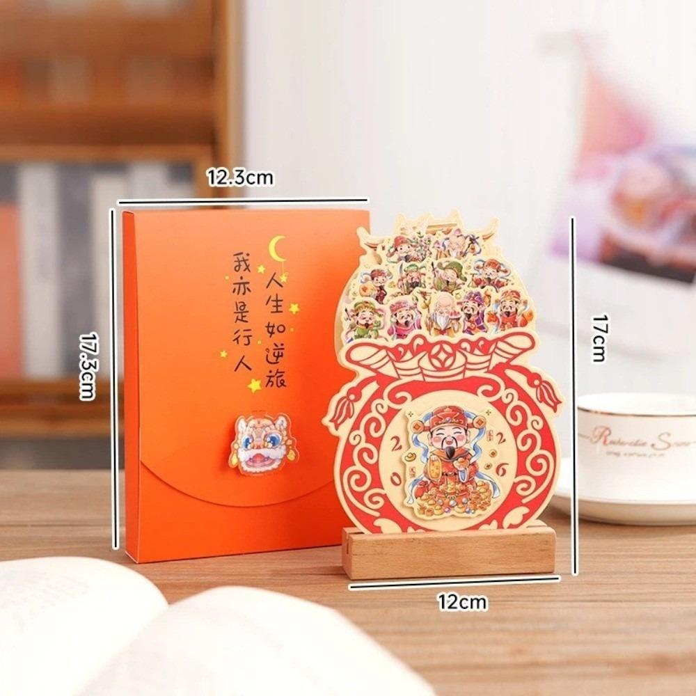 DIY Desk Calendar Wooden Base Monthly Planner New 2026 Desktop Calendar  New Year