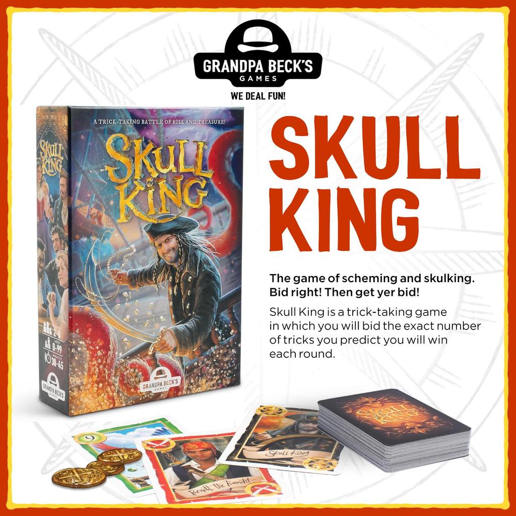 Grandpa Skull King Original Edition Plus Legendary Expansion Beck's [Used]
