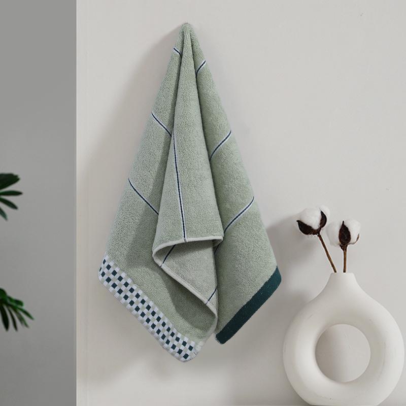 Vyšívaná sada ručníků pro pár: Čistá bavlna, silná dlouhovlákenná, ideální pro svatební dary a mytí obličeje