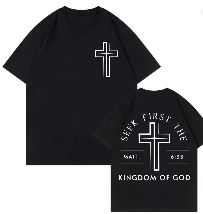 Christian Jesus Bible Verse Tshirts High Quality Fashion Short Sleeve Tshirt Unisex WoUnisex Clothing Casual Loose Cotton T Shirts