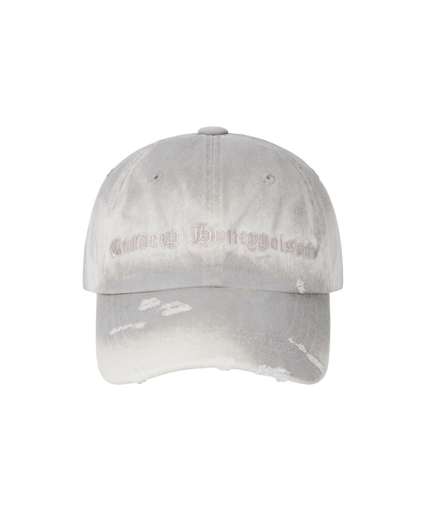 ROCKCAKE Slogan Washing Ball Cap - Ivory