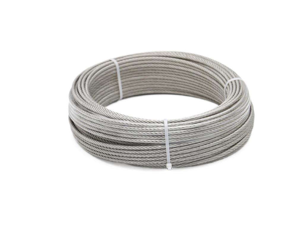 Cavo in acciaio inossidabile 304 per attrezzatura da pesca - 7x7 trefoli, opzioni di diametro: 0.36/0.5/0.8/1/1.2/1.5/2/2.5/3mm