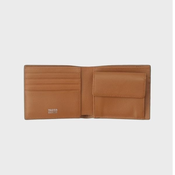 Takeo Kikuchi Men's Snake Tan Leather Bifold Wallet, Green (024) 07009401
