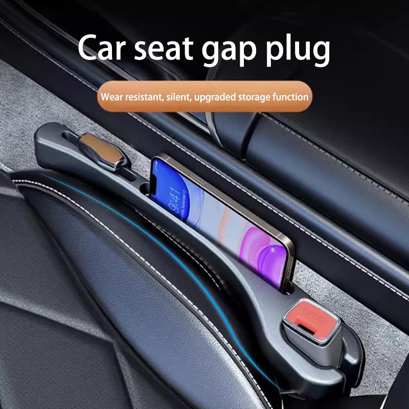 2PCS Car Seat Gap Filler Between Seats Console Organizer Seat Crevice Storage Box Bag Decoration Interior Auto Accessories