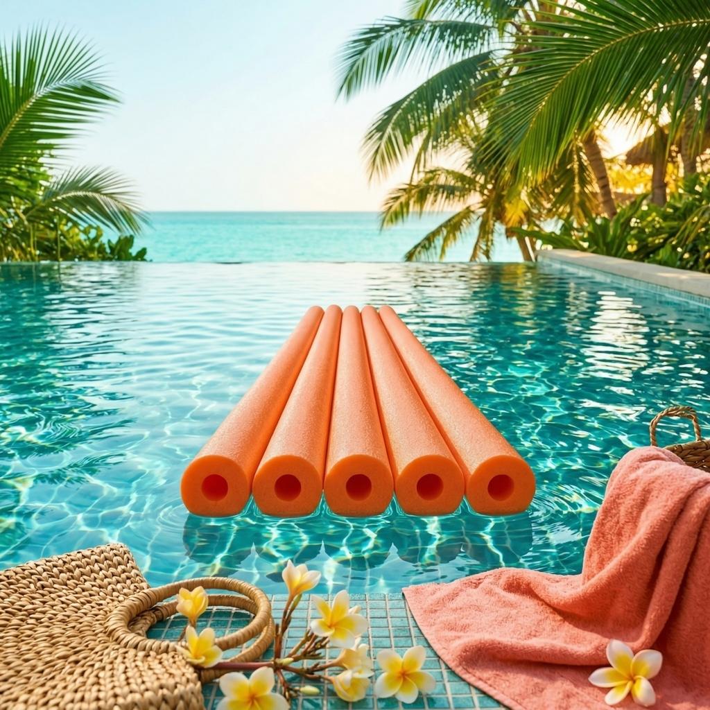 Hollow Colored Swimming Sticks, Buoyancy Bars, Floating Pool Foam Sticks, Used For Floating In Swimming Pools
