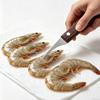 Stainless Steel Shrimp Deveiner with Wood Handle 3-in-1 Kitchen Tool for Opening Shells And Removing Veins Rust-Proof Essential Seafood Gadget for