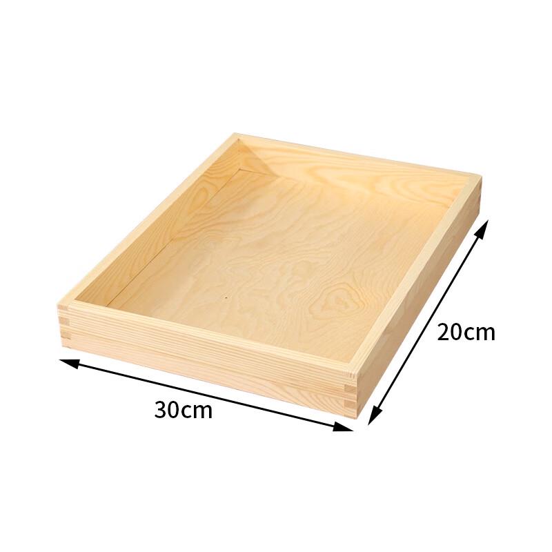 Прямоугольный поднос для подачи из сосны