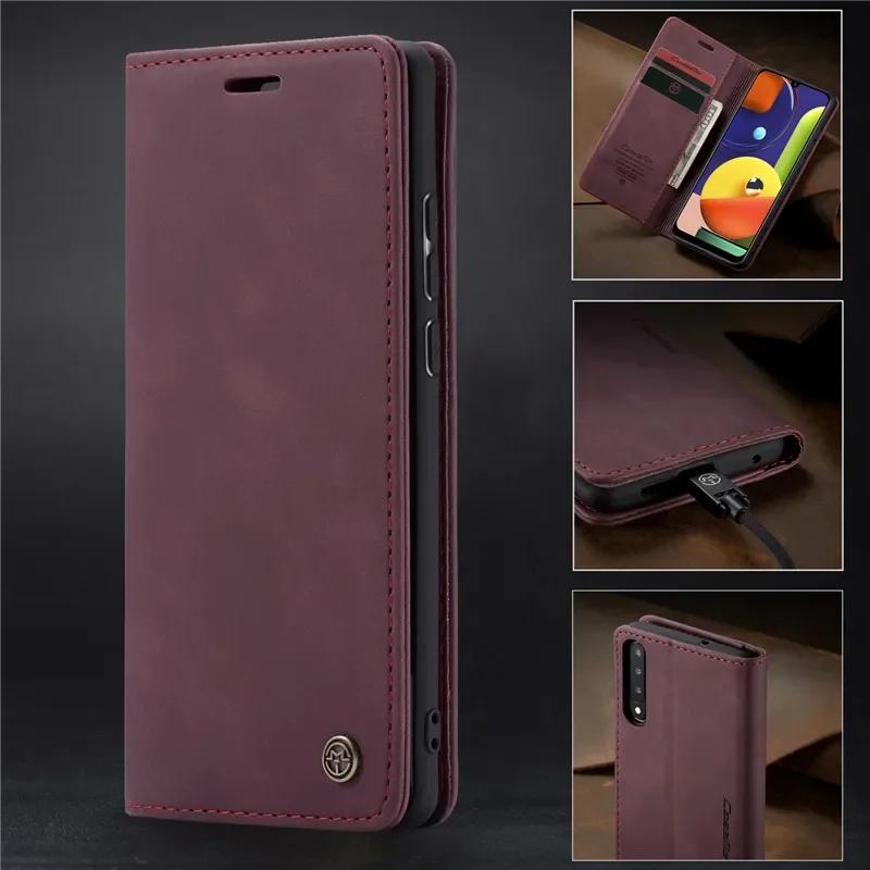 CaseMe Flip Leather Phone Case for Samsung A17 A07 A56 A36 A55 A35 A53 A73 A33 A23 A13 A52 Wallet Card Cover For Galaxy A16 A15 A14 A24 A34 A54 Coque