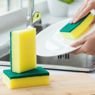 Modischer magischer Schwamm für die Küche, Scheuerschwämme mit hoher Dichte, wasserabsorbierend, multifunktionale Reinigungsschwämme für den Haushalt, doppelseitig, weiche Reinigungswerkzeuge
