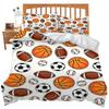 Highland Cattle Three-piece Quilt Cover 3D Digital Printing Bedding Set Farmhouse Bed Cover