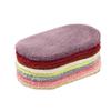 Water Absorbent Oval Plush Non-Slip Floor Mat Rug Living Room Doormat Carpet