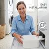 Waterproof Washing Machine Drain Tray Plastic Drain Water Collection Tray  Laundry Room Use