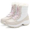 Snow Boots for Women, Winter New Style with Plush and Thick Cotton Boots, Outdoor Lightweight and Thick Soled Midsole Boots
