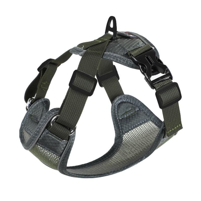 Dog Traction Rope Pet Chest Strap Dog Rope Vest Type Puppy Chest Back Clothing Breathable Reflective Pet Traction Rope