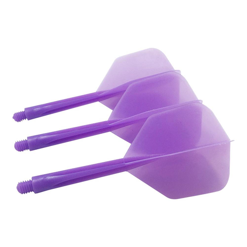 

3Pcs Integrated Dart Flights and Shafts 2BA Plastic Shafts Darts Flights Anti-Drop for Indoor Outdoor Playing фиолетовый