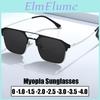 Unisex Myopia Glasses Women For Men Vintage Outdoor Antiuv Minus Sunglasses Finished Near Sight Eyeglasses Diopter 0 To 40