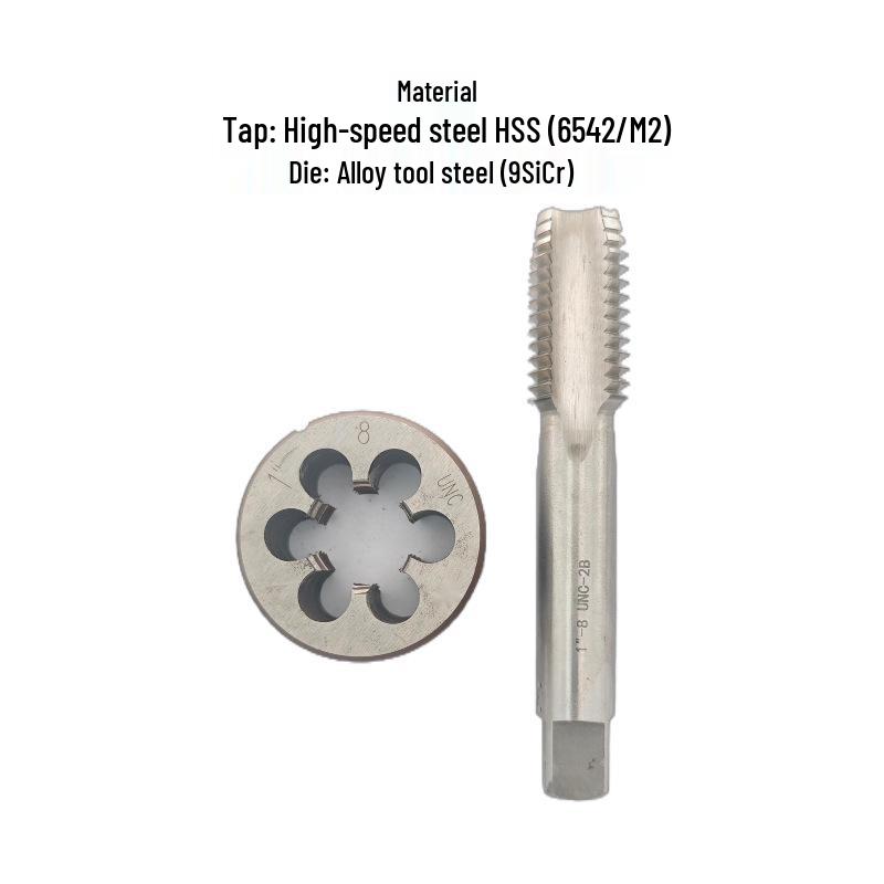 Tap and Die Set: Multi-Size Manual 1/4 To 1-inch