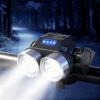 Powerful MTB Flashlight IPX6 Waterproof Universal Night Riding Front Lamp 8 Modes Safety Cycling Bike Light Cycling Accessories