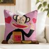 Funny PPaul FFrank Cushion Cover Eco Linen Pillow Case DoubleSided Print Breathable Durable Zipper Home Decor Gift