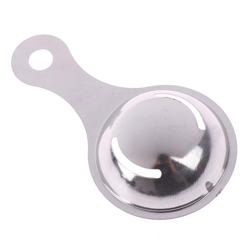 Kitchen Tools Stainless Steel Egg Separator Tool Spoon Egg Yolk White Separator one size