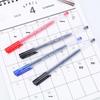 Hobby Stationery Gel Pen 8761 - 0.5mm Tip, Black/Blue/Red Ink, Cap-Off Signature & Study Pen