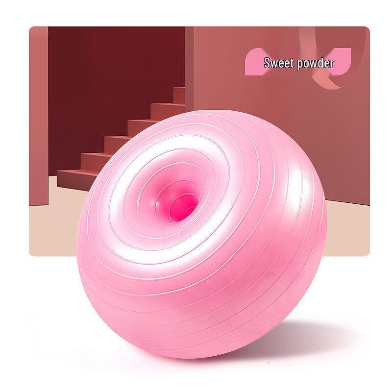 Canchido Thickened Inflatable Donut Yoga and Fitness Ball