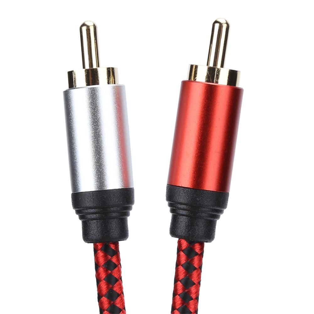 Gold Plating Type C Male To 2RCA Male Audio Cable Male To Male Y Splitter Cable Stereo System