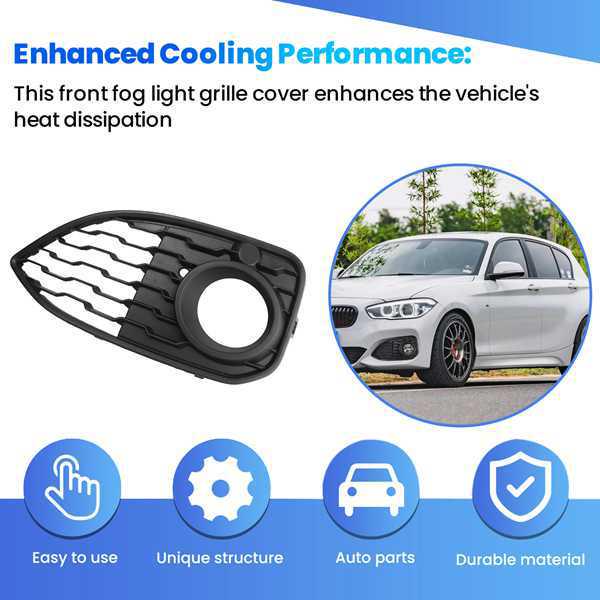 51118060281 Garniture de phare antibrouillard gauche BMW Série 1 F20 F21