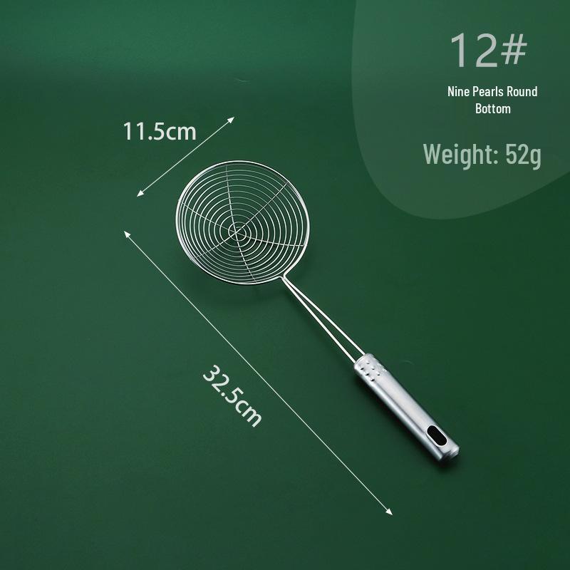 Nine Bead Stainless Steel Wire Skimmer Colander for Hot Pot and Noodles