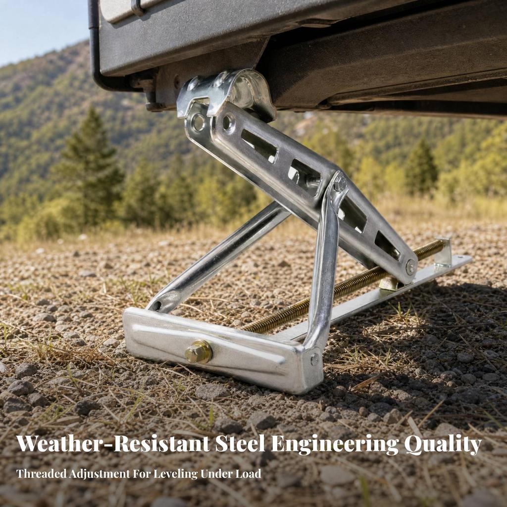 RV Stabilizer Jack with Hand Crank Stable for Parking