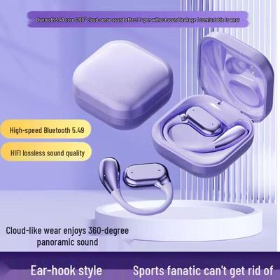 Q22 Wireless Over-Ear Bluetooth Earbuds with Extended Battery and Noise Cancellation for Sports