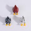 3-piece Chicken Butt Fridge Magnet Creative Resin Fridge Magnet Furniture Fridge Decorative Sticker Birthday Party Gift