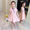 Sukienki dziewczęce Letnie sukienki Dziewczęce sukienki księżniczki Letnie dziecięce bawełniane spódnice w jednolitym kolorze