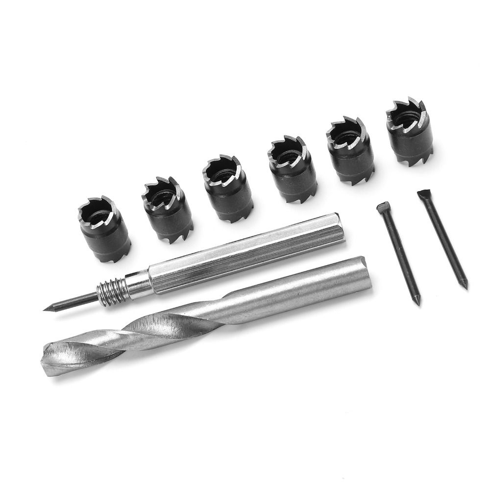 10Pcs High Speed Steel (HSS) Rotary Spot Weld Cutter