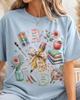 Personalized Teacher Pencil Watercolor T-Shirt and Kids Tshirt