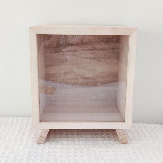 Piggy Bank Compact Large Capacity Nordic Style Wooden Kids Money Saving Bank for Daily Use