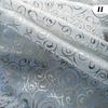 1M Hot Stamping Silver Creative Meteor Pattern Organza Designer Fabric Gauze Tulle Fabric Diy Dress Stage Clothing Decor