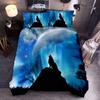 Wolf Cute Animal Bedding Set 3D Kids Adult Luxury Gift Duvet Cover Set Soft Comforter Set Single Full King Twin Size Quilt Cover